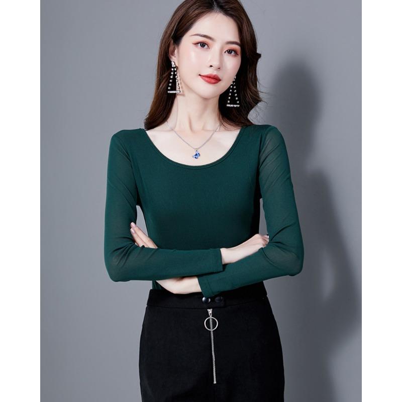 Four Seasons Women s Clothing, Mesh Base Women s Long-sleeved T-shirt Underwear, Glittering Silk Top 3XL зелений
Four Seasons Women s Clothing, Mesh Base Women s Long-sleeved T-shirt Underwear, Glittering Silk Top 3XL зелений