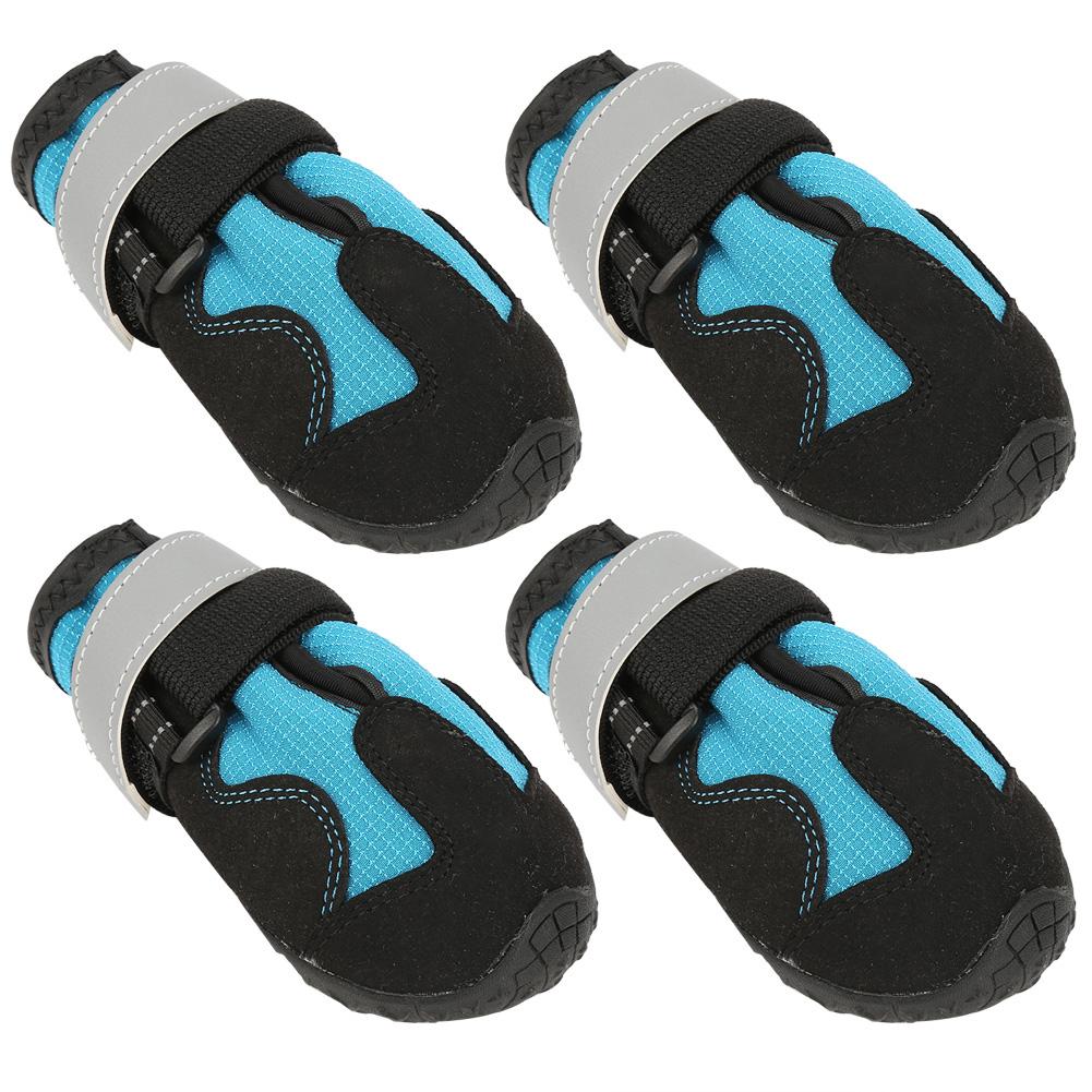 4pcs set Pet Dog Waterproof Anti slip Shoes with Reflective Strip for Large Dogs (Blue 4#)
4pcs set Pet Dog Waterproof Anti slip Shoes with Reflective Strip for Large Dogs (Blue 4#)