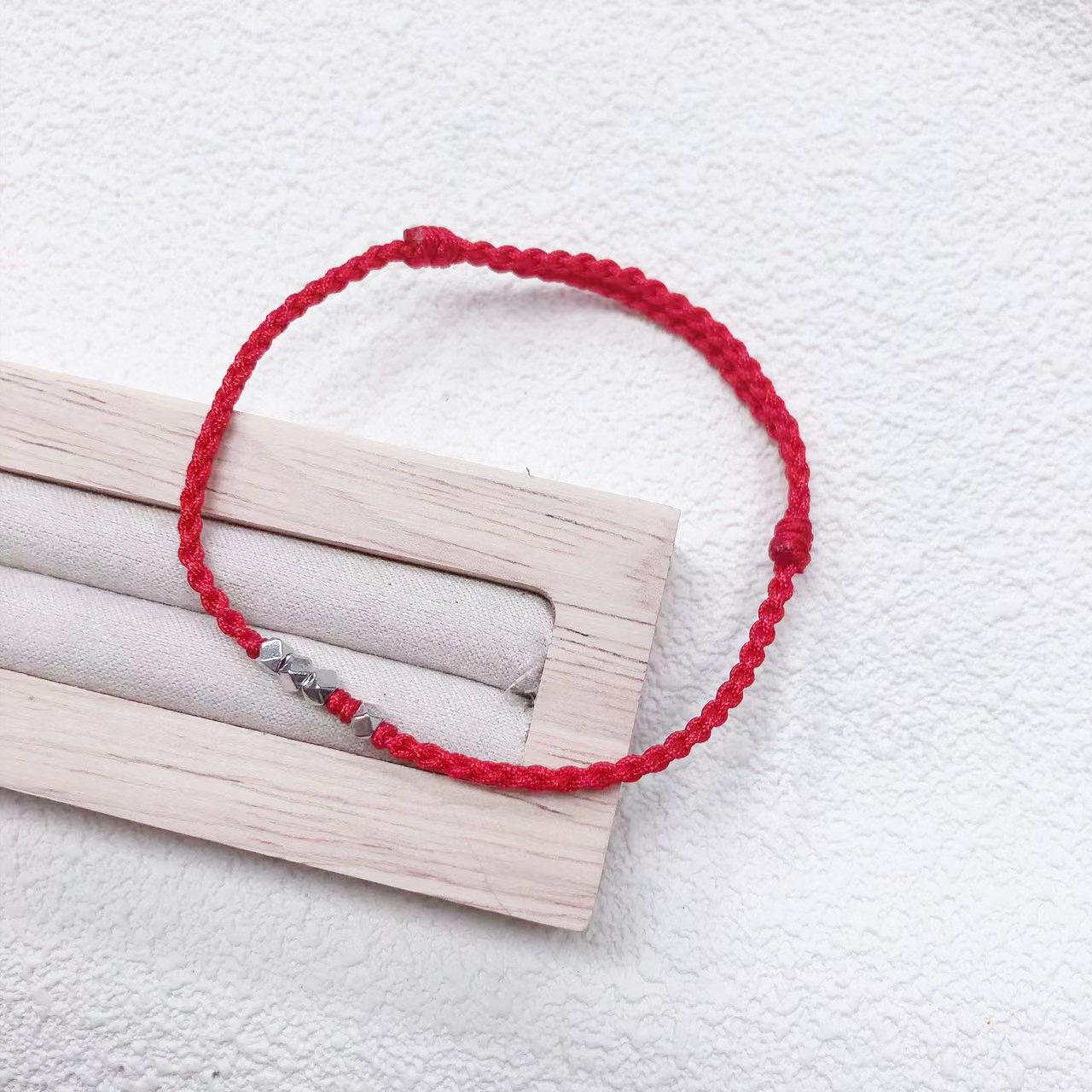 Lucky Red and Black Rope Bracelets for Men and Women - Simple Couple Design S925 Silver
Lucky Red and Black Rope Bracelets for Men and Women - Simple Couple Design S925 Silver