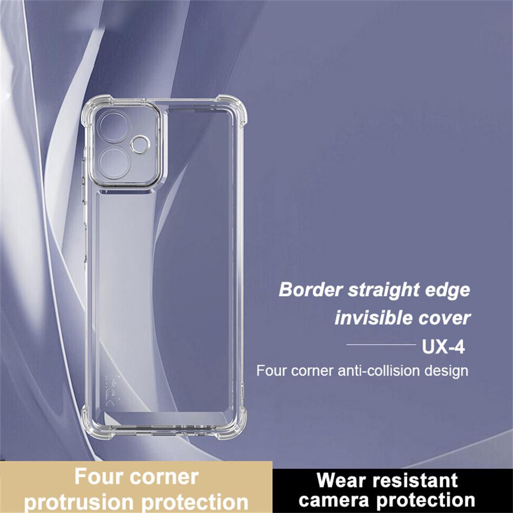 IMAK UX-4 Series for Samsung Galaxy A06 4G Case Straight Frame Four Corner Shockproof Clear TPU Cover A
IMAK UX-4 Series for Samsung Galaxy A06 4G Case Straight Frame Four Corner Shockproof Clear TPU Cover A