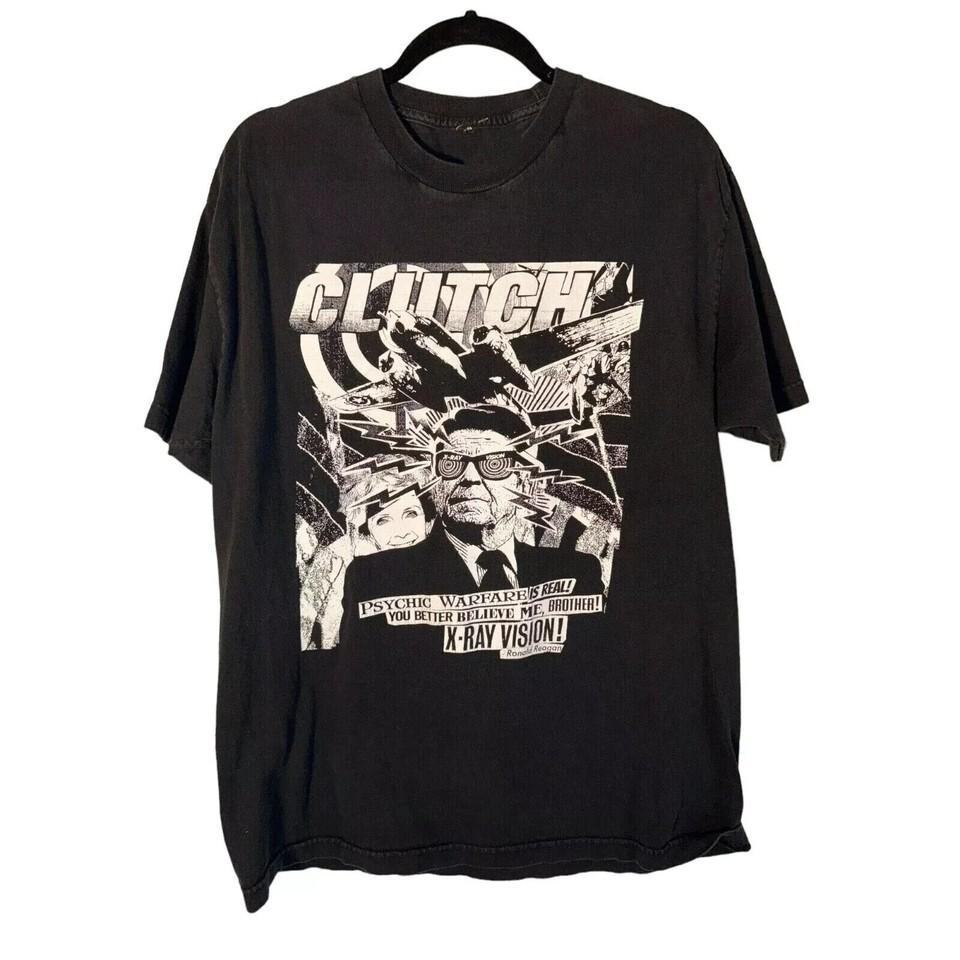 Vintage Band T-Shirt, Clutch Short Sleeve Cotton Black Shirt QO9623 Unisex T-Shirt XXL
Vintage Band T-Shirt, Clutch Short Sleeve Cotton Black Shirt QO9623 Unisex T-Shirt XXL
