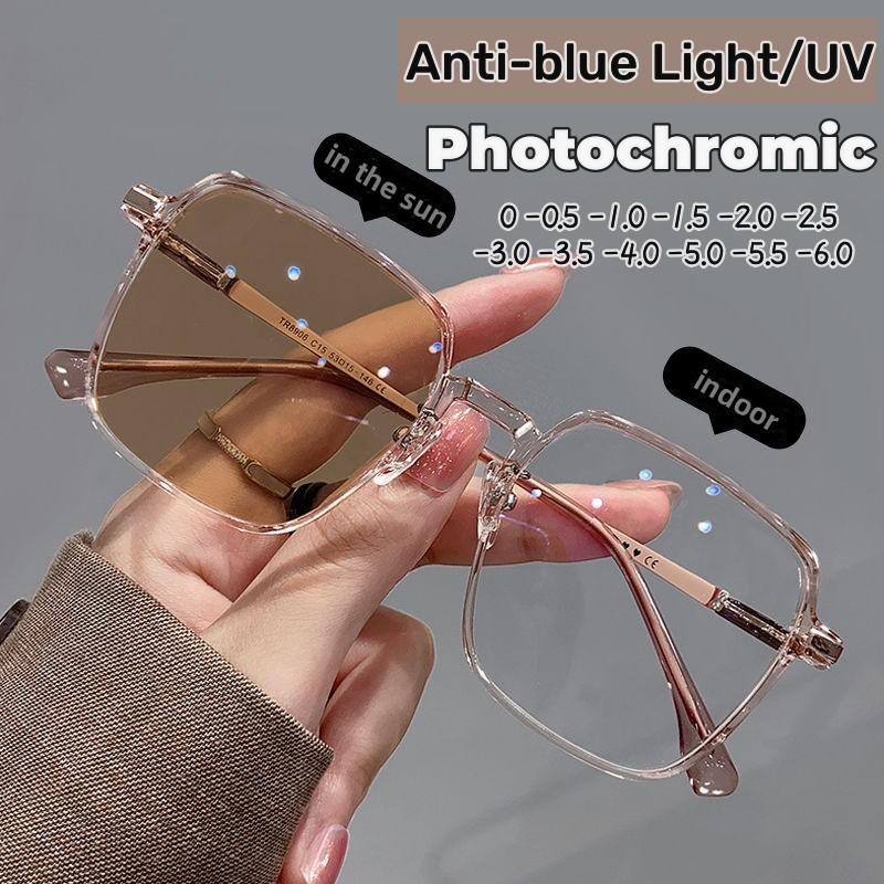 Outdoor Photochromic Sunglasses Unisex Luxury Square Photochromic Minus Diopter Eyewear Women Short-sighted Eyeglasses 0 To -6.0 -6.0
Outdoor Photochromic Sunglasses Unisex Luxury Square Photochromic Minus Diopter Eyewear Women Short-sighted Eyeglasses 0 To -6.0 -6.0