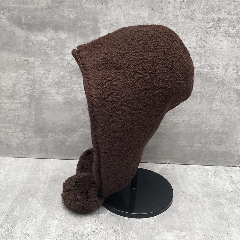 Angola Red Wool Ear Protection Hat Women S Warm Soft Waxy Cute Face Small Headhat m (56-58cm) two pom-poms темно-коричневого кольору
Angola Red Wool Ear Protection Hat Women S Warm Soft Waxy Cute Face Small Headhat m (56-58cm) two pom-poms темно-коричневого кольору