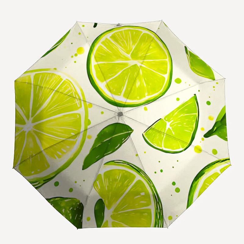 1pc Lime Slices Automatic Open/close, All-Season Portable Folding Umbrella, Travel, Everyday, Formal Events - Compact Luxury Parasol, Outdoor Accessor
1pc Lime Slices Automatic Open/close, All-Season Portable Folding Umbrella, Travel, Everyday, Formal Events - Compact Luxury Parasol, Outdoor Accessor
