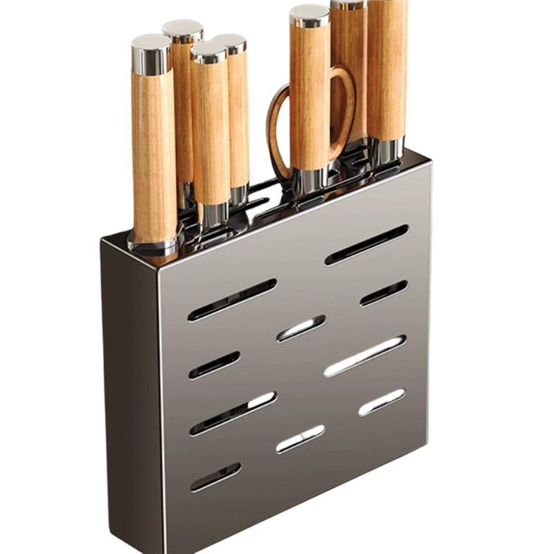SHGO-Wall-Mounted Kitchen Knife Storage Box, Non-Perforation, Knife Holder, Organizer For Kitchen Items, Accessories Rack
SHGO-Wall-Mounted Kitchen Knife Storage Box, Non-Perforation, Knife Holder, Organizer For Kitchen Items, Accessories Rack