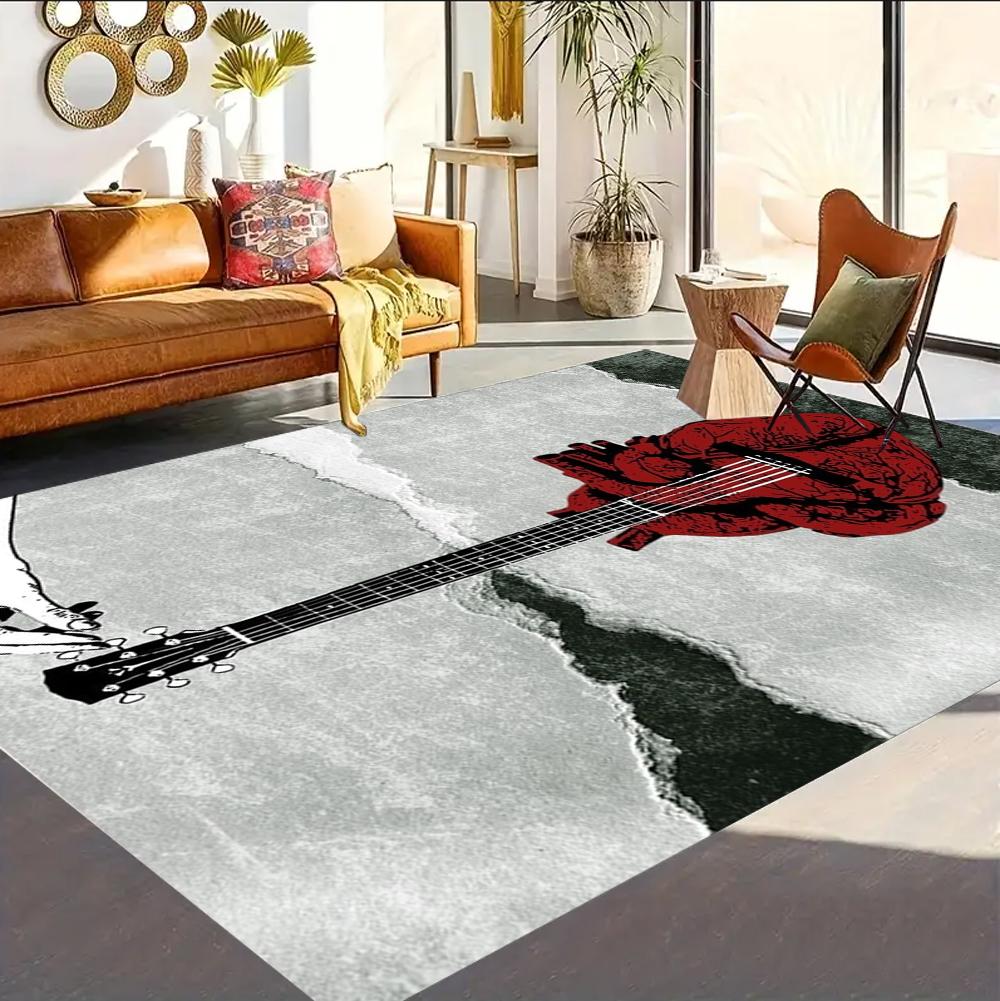 Classical Electric Guitar Bass Carpet Bedroom Home Soft Mat Washable Hallway Cloakroom Coffee Table Rug Living Room Decoration 50x80cm
Classical Electric Guitar Bass Carpet Bedroom Home Soft Mat Washable Hallway Cloakroom Coffee Table Rug Living Room Decoration 50x80cm