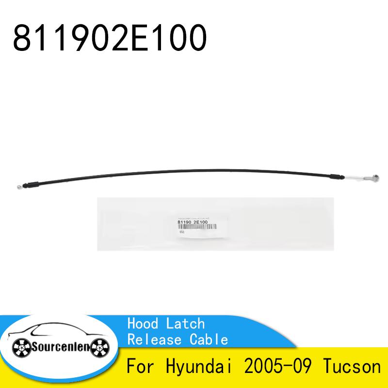 811902E100 81190-2E100 Hood Latch Release Cable Front Section OEM for Hyundai 2005-09 Tucson
811902E100 81190-2E100 Hood Latch Release Cable Front Section OEM for Hyundai 2005-09 Tucson