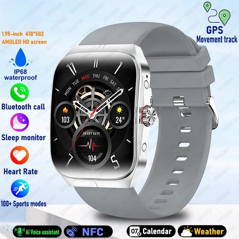 New HD screen ForWatch 4 Pro Sports Smart Watches Men GPS Track Waterproof Bluetooth Call NFC Smart Watch NFC WATCH 4 Pro сірий
New HD screen ForWatch 4 Pro Sports Smart Watches Men GPS Track Waterproof Bluetooth Call NFC Smart Watch NFC WATCH 4 Pro сірий