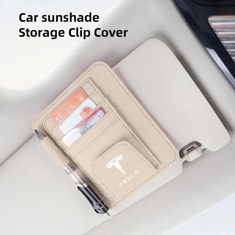 Car Sticker 2025 New Tesla Car Sun Visor Storage Card Bag Glasses IC Card Clip Holder For Tesla Model 3 Y S X Roadster Cybertruc
Car Sticker 2025 New Tesla Car Sun Visor Storage Card Bag Glasses IC Card Clip Holder For Tesla Model 3 Y S X Roadster Cybertruc