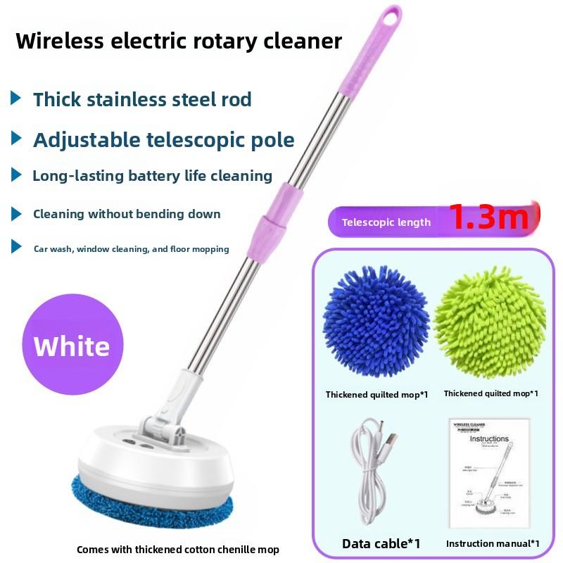 Adjustable Electric Mop Cleaning Machine Round Broom Automatic 2 in 1 Wet & Dry Home Cleaner Car Wireless Spin for Ceiling Door Windows Cleaner белый
Adjustable Electric Mop Cleaning Machine Round Broom Automatic 2 in 1 Wet & Dry Home Cleaner Car Wireless Spin for Ceiling Door Windows Cleaner белый