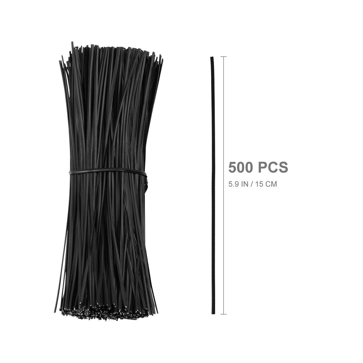 500pcs 15cm Black Plastic Coated Iron Wire Cable Ties Data Cable Ties Wrap Organizer Length 150mm Gardening Tie Accessories
500pcs 15cm Black Plastic Coated Iron Wire Cable Ties Data Cable Ties Wrap Organizer Length 150mm Gardening Tie Accessories