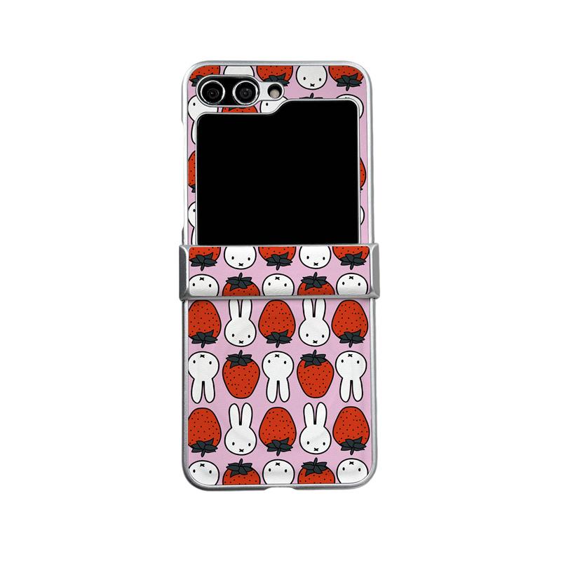 Kawaii Pink Miffy Rabbit Strawberry Leather Phone Case For Samsung Galaxy Z Flip 7 6 5 4 3 Cute Protective Cover For ZFlip7
Kawaii Pink Miffy Rabbit Strawberry Leather Phone Case For Samsung Galaxy Z Flip 7 6 5 4 3 Cute Protective Cover For ZFlip7