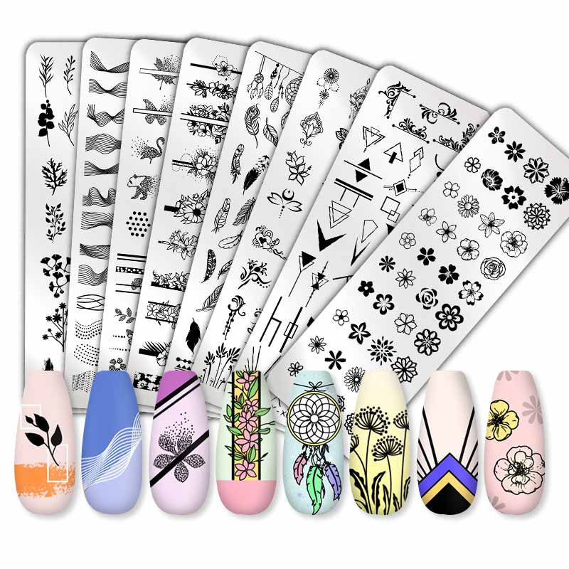 PICT YOU Flower Geometry Nail Stamping Plates Animal Leaves DIY Image Stencil For Nails Polish Printing Templates
PICT YOU Flower Geometry Nail Stamping Plates Animal Leaves DIY Image Stencil For Nails Polish Printing Templates