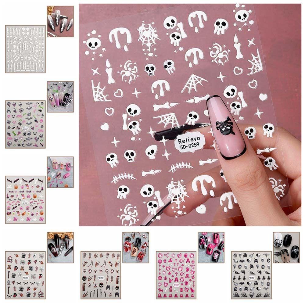 Manicure Ornaments Halloween Nail Decals DIY Nail Charms Halloween Nail Decorations Girls
Manicure Ornaments Halloween Nail Decals DIY Nail Charms Halloween Nail Decorations Girls
