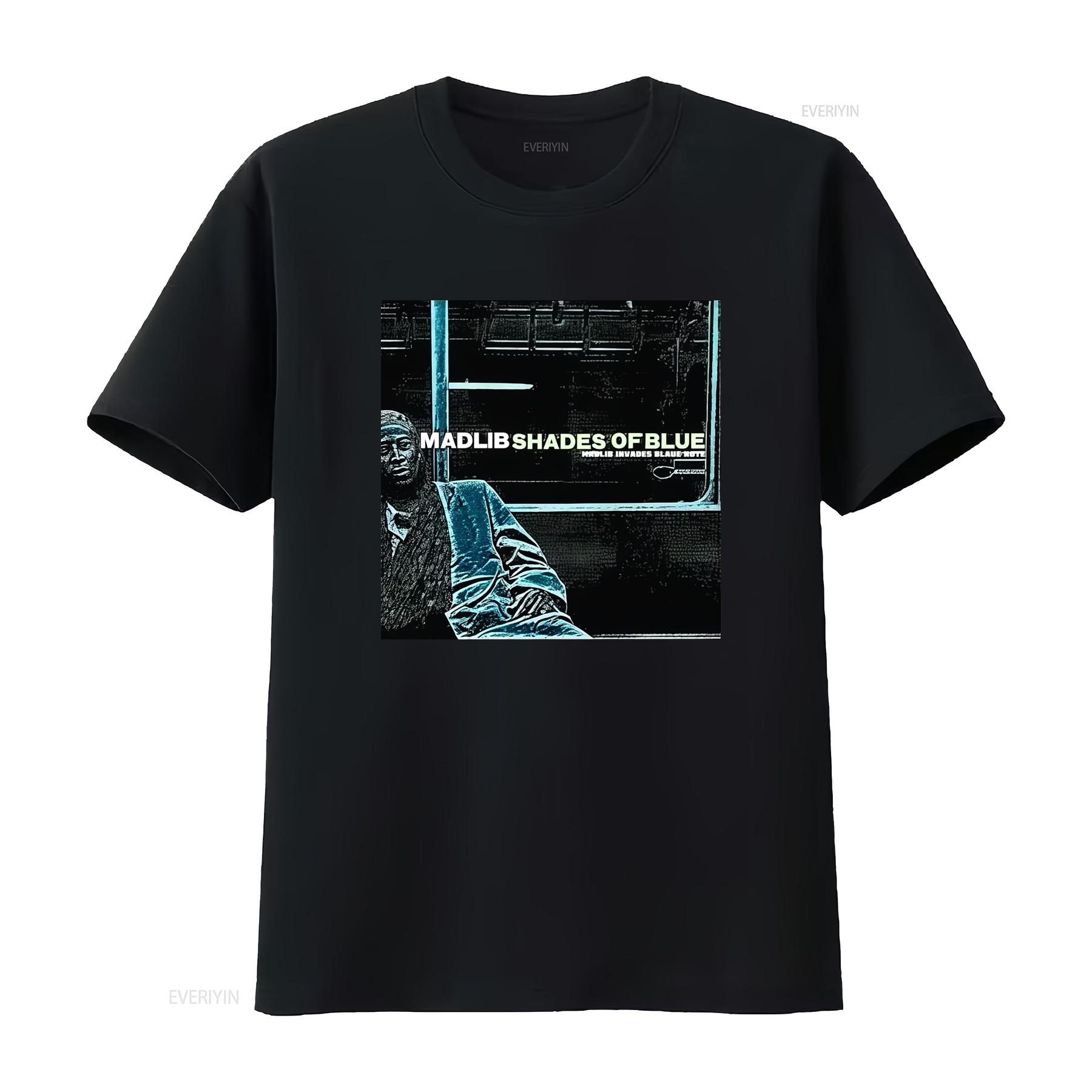 Madlib Shades Of Blue Album Art Print Heavy Cotton T Shirt for Men and Women vintage Washed homme Stretched designer clothes 4XL
Madlib Shades Of Blue Album Art Print Heavy Cotton T Shirt for Men and Women vintage Washed homme Stretched designer clothes 4XL