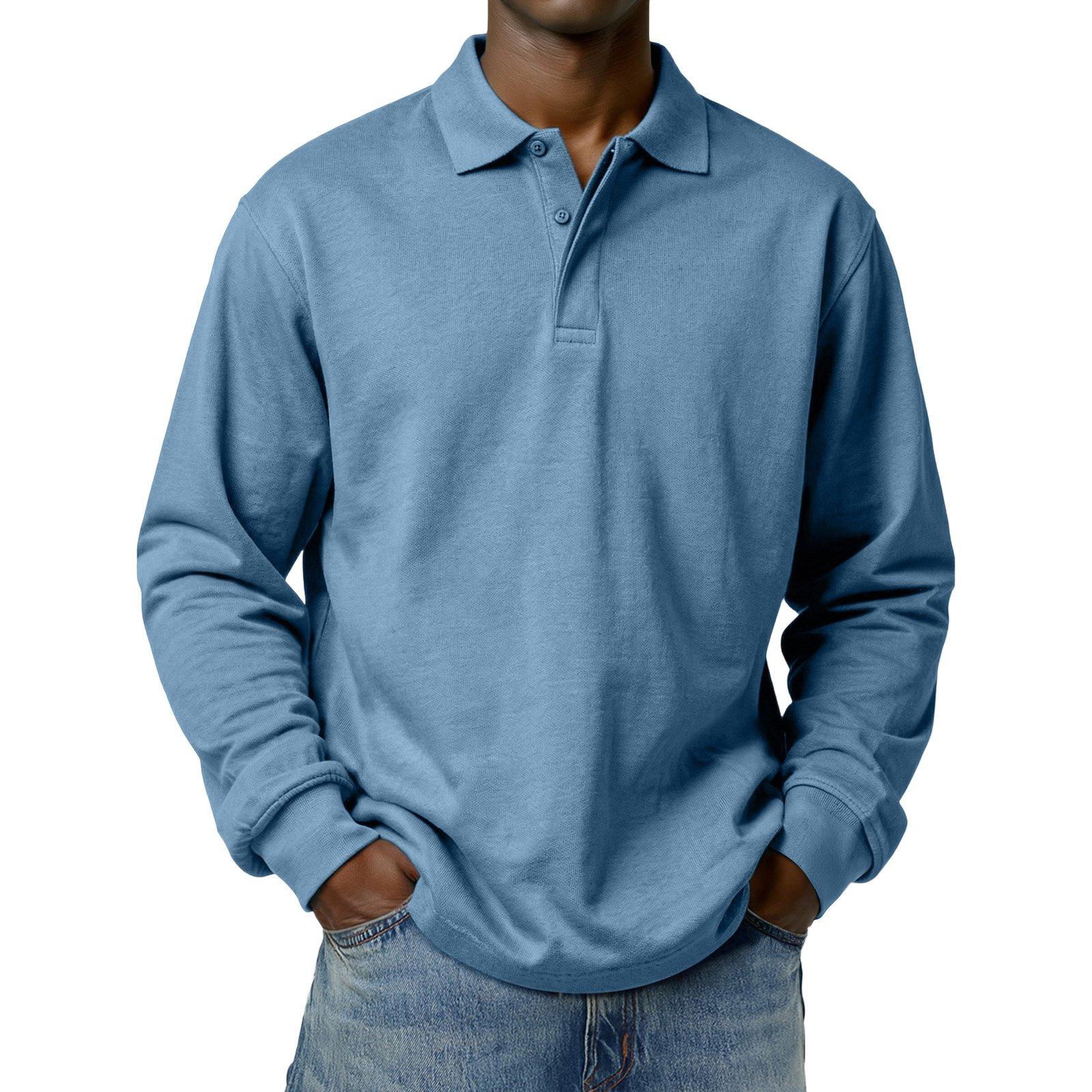 Men s Color Long Sleeve Tops Men s Casual Fashion Long Sleeve Tops XXXXXL синій
Men s Color Long Sleeve Tops Men s Casual Fashion Long Sleeve Tops XXXXXL синій