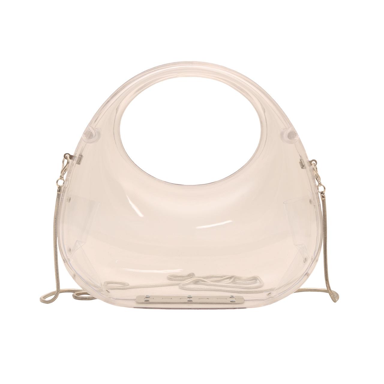 Luxury Designer Evening Clutch Clear Acrylic Women Handbags Fashion Shoulder Bags Half Moon Wedding Purses Party Tote Ladies sac
Luxury Designer Evening Clutch Clear Acrylic Women Handbags Fashion Shoulder Bags Half Moon Wedding Purses Party Tote Ladies sac