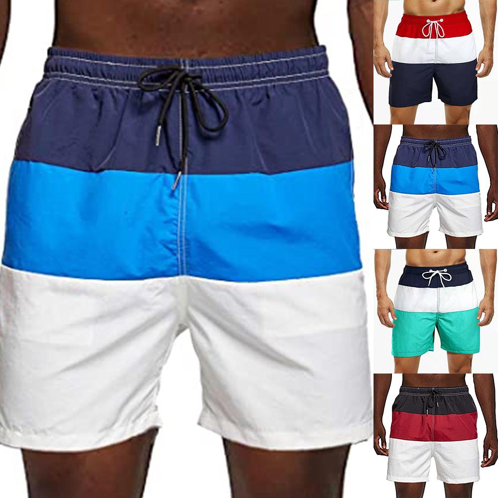 Мужские шорты, повседневные свободные трехцветные лоскутные пляжные брюки с завязками
Мужские шорты, повседневные свободные трехцветные лоскутные пляжные брюки с завязками