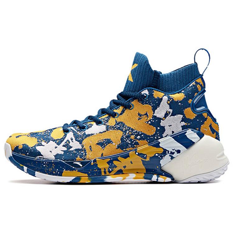 Anta KT4 Thompson, Warriors Home Non slip Lightweight High top Performance Basketball Shoes Men s Blue Yellow 11911101-15 45
Anta KT4 Thompson, Warriors Home Non slip Lightweight High top Performance Basketball Shoes Men s Blue Yellow 11911101-15 45