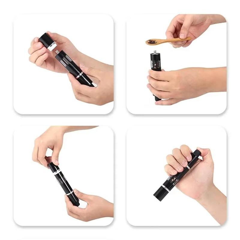 A34R Aluminum Alloy Pepper Grinder Thumb Push Button Practical Tool Salt Sea Spices External Grinding Spring Steel Mill
A34R Aluminum Alloy Pepper Grinder Thumb Push Button Practical Tool Salt Sea Spices External Grinding Spring Steel Mill