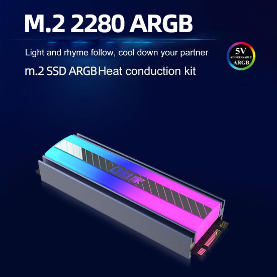 ARGB M.2 2280 SSD-радиатор Профессиональный универсальный малошумный эффективный простой монтаж быстрое рассеивание тепла 5 В 3-контактный серый
ARGB M.2 2280 SSD-радиатор Профессиональный универсальный малошумный эффективный простой монтаж быстрое рассеивание тепла 5 В 3-контактный серый
