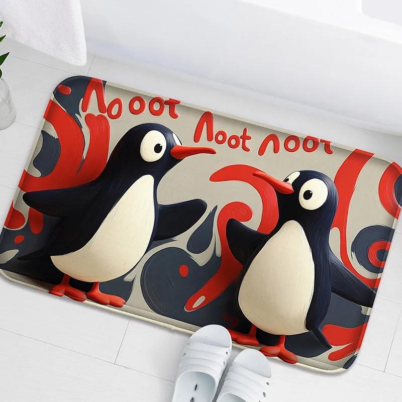 Cat-patterned Non-slip Doormats and Penguin-patterned Non-slip Rugs Are Suitable for Bathrooms Kitchens and Indoor Spaces 40x60cm
Cat-patterned Non-slip Doormats and Penguin-patterned Non-slip Rugs Are Suitable for Bathrooms Kitchens and Indoor Spaces 40x60cm