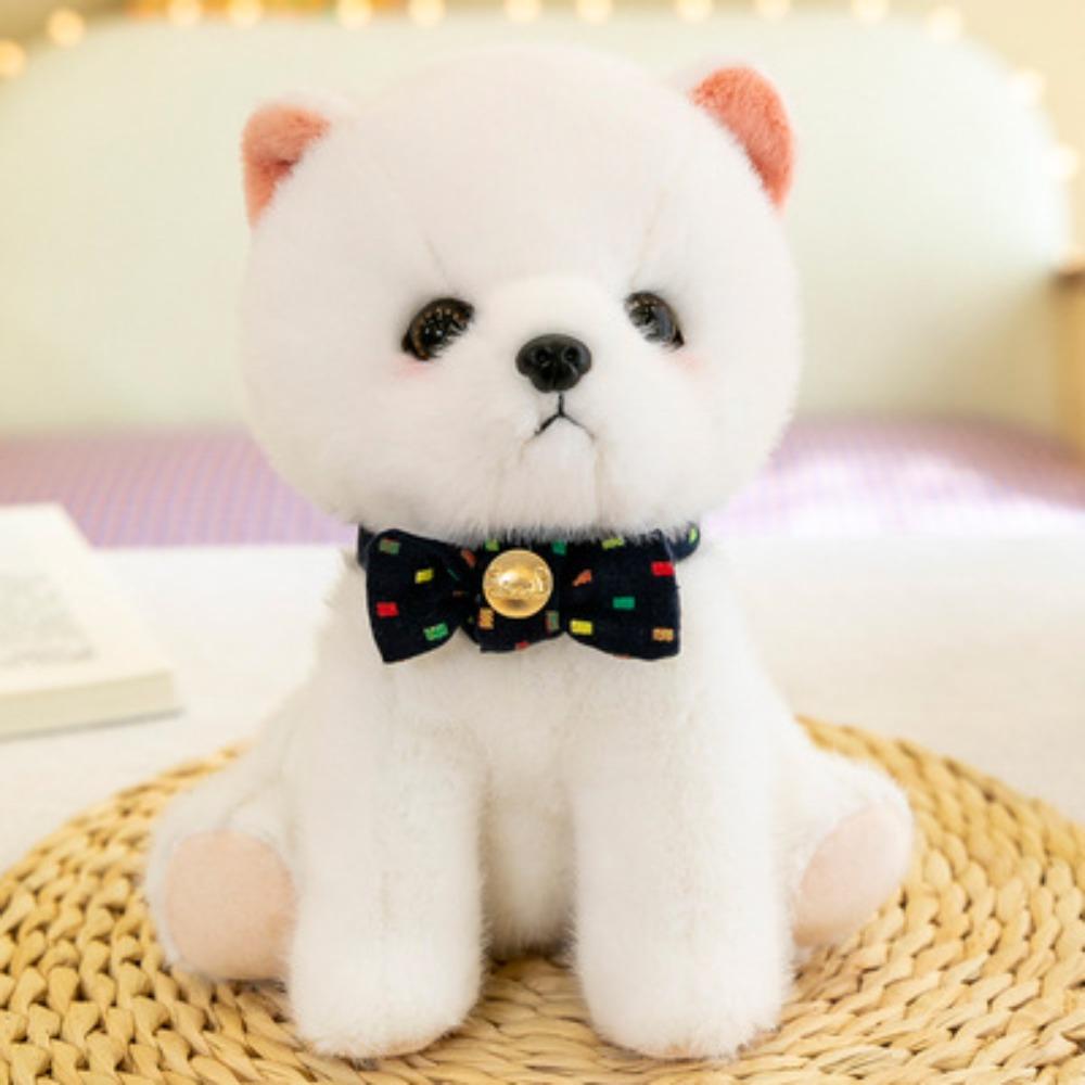 Super cute bow little white dog dog doll plush toy cloth doll Shiba Inu grab machine doll birthday gift Sitting height 23 cm
Super cute bow little white dog dog doll plush toy cloth doll Shiba Inu grab machine doll birthday gift Sitting height 23 cm