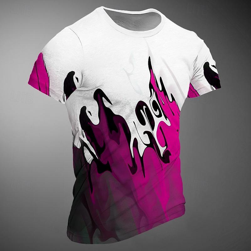 Men s Graphic Color Block Flame T Shirt Short Sleeve T shirt 3D Print Crew Neck Shirt Sports Daily Casual Sports Outdoor Holiday 3XL
Men s Graphic Color Block Flame T Shirt Short Sleeve T shirt 3D Print Crew Neck Shirt Sports Daily Casual Sports Outdoor Holiday 3XL