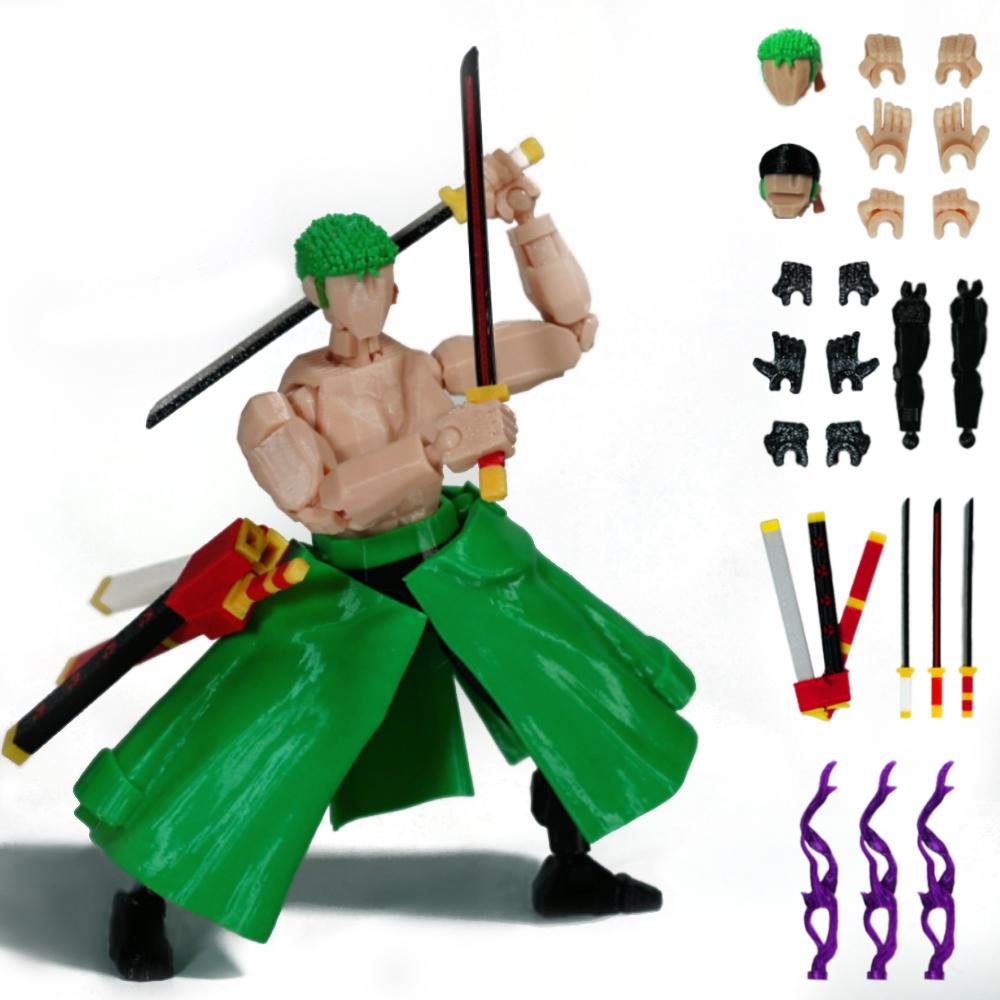 ONE PIECE 3D Printed Roronoa Zoro Model Figures Anime Multi-Jointed Shapeshift Toys Action Mannequin Model Ornaments Gifts Toy
ONE PIECE 3D Printed Roronoa Zoro Model Figures Anime Multi-Jointed Shapeshift Toys Action Mannequin Model Ornaments Gifts Toy