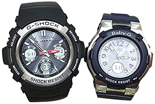Casio CASIO watch G-SHOCK pair watch in genuine pair case G-Shock & Baby G 2-piece set AWG-M100-1AJF BGA-1100-2BJF
Casio CASIO watch G-SHOCK pair watch in genuine pair case G-Shock & Baby G 2-piece set AWG-M100-1AJF BGA-1100-2BJF