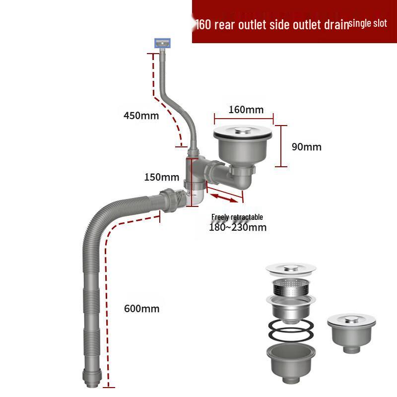 Shuopu Kitchen Sink Drain Assembly
Shuopu Kitchen Sink Drain Assembly