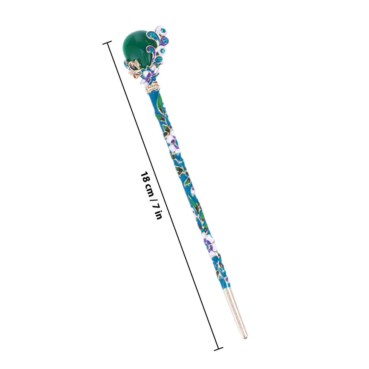 Brown 1 Piece Ancient Hairpin Traditional Chinese Style Hair Stick for Women Vintage Hair Chopstick Decorative Accessory зелёный
Brown 1 Piece Ancient Hairpin Traditional Chinese Style Hair Stick for Women Vintage Hair Chopstick Decorative Accessory зелёный