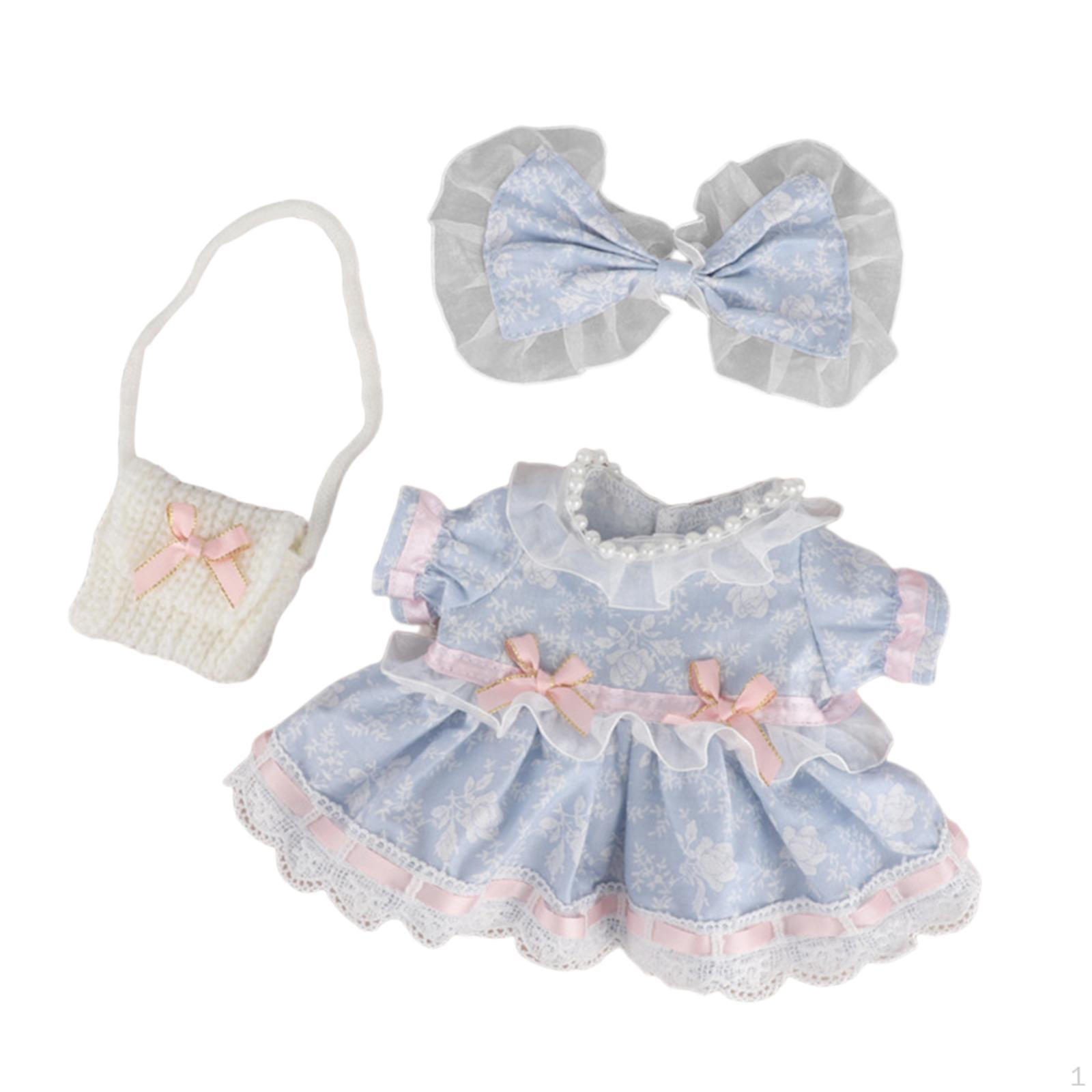 3 Pieces Plush Doll Dress Clothes Fashion Flexibility Hands on Birthday Gifts Costumes Make
3 Pieces Plush Doll Dress Clothes Fashion Flexibility Hands on Birthday Gifts Costumes Make