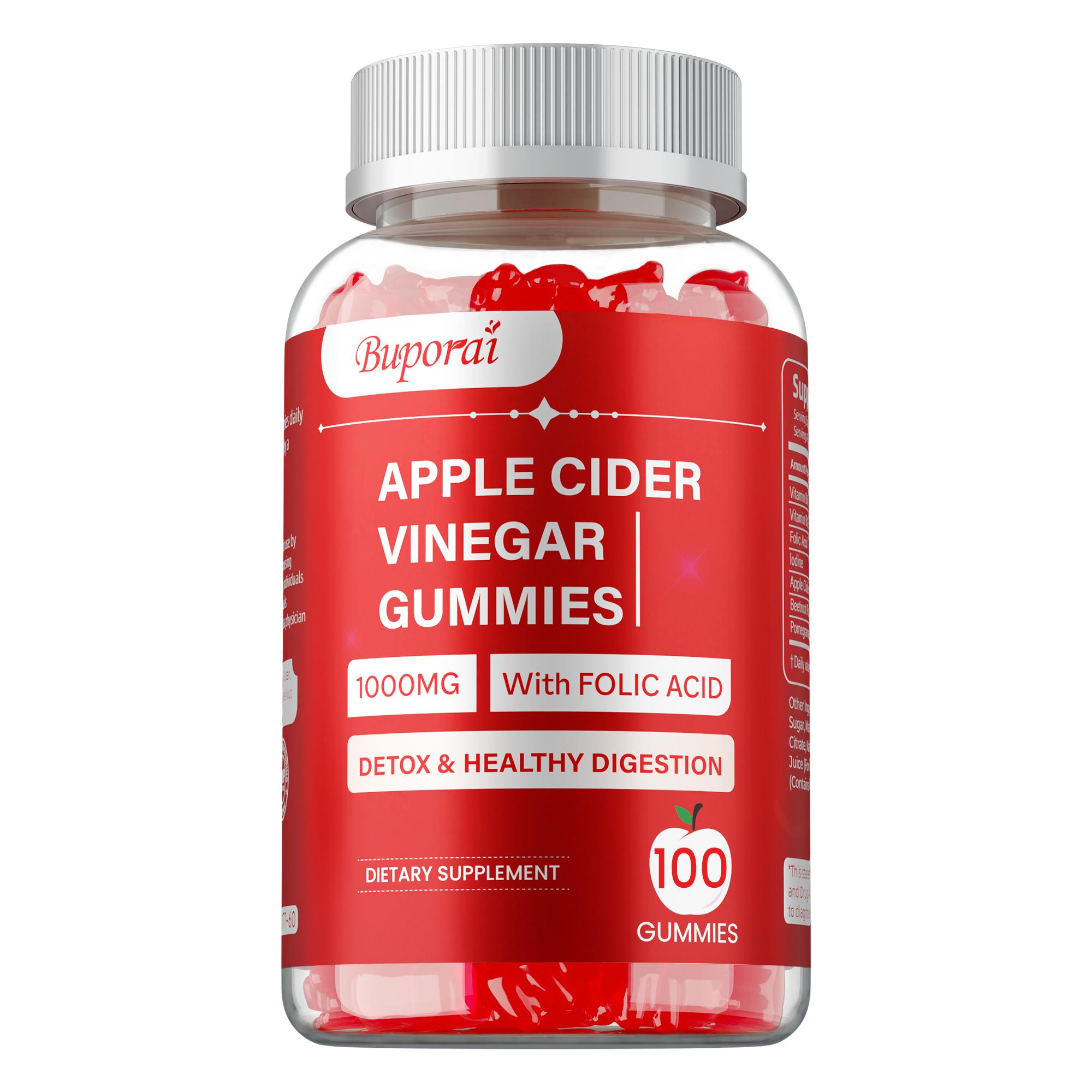 Apple cider vinegar gummies contain folic acid and vitamin B12, which are beneficial for gut health, promote digestion, and boost immunity. 100
Apple cider vinegar gummies contain folic acid and vitamin B12, which are beneficial for gut health, promote digestion, and boost immunity. 100