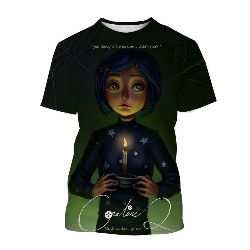 Нова літня футболка з 3D-принтом Coraline Чоловіки Жінки Жахи Аніме Футболки з короткими рукавами Великі футболки Harajuku Верхній дитячий одяг L
Нова літня футболка з 3D-принтом Coraline Чоловіки Жінки Жахи Аніме Футболки з короткими рукавами Великі футболки Harajuku Верхній дитячий одяг L