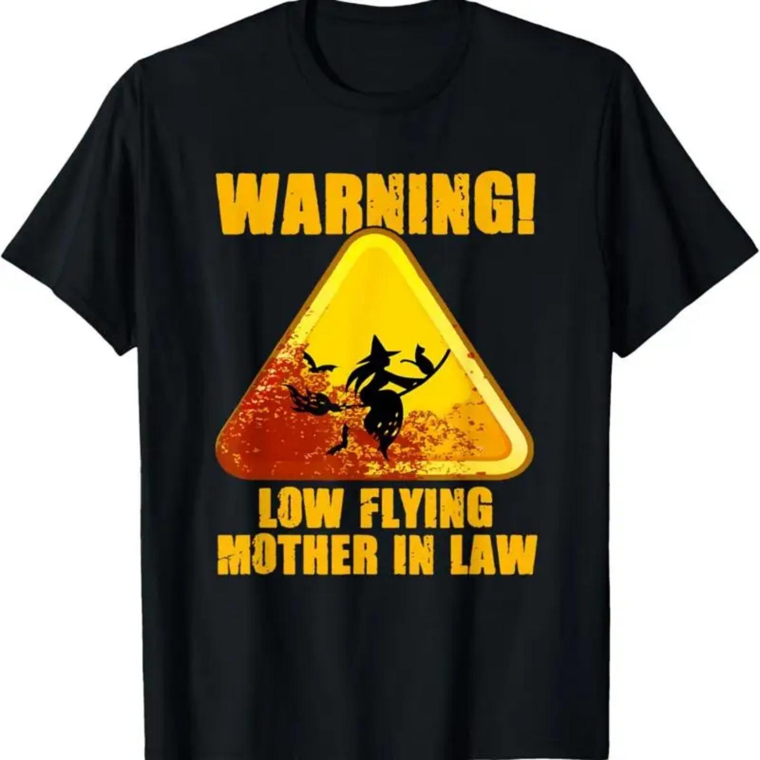 Warning Low Flying Mother In Law Funny Witch Halloween T Shirt S чёрный
Warning Low Flying Mother In Law Funny Witch Halloween T Shirt S чёрный