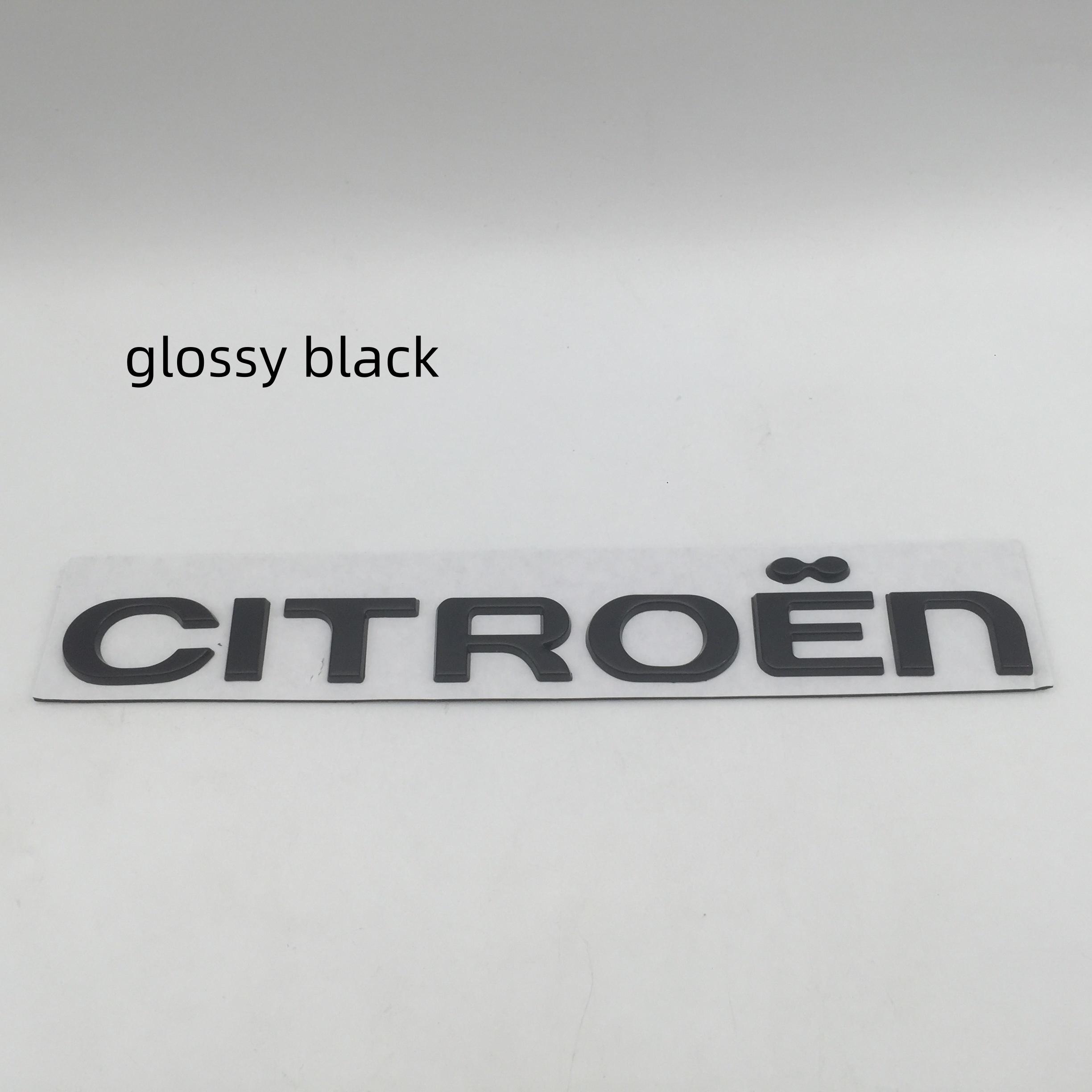 1pcs 3D metal for Citroen Car letters Emblem Sticker Rear tail Trunk Badge Decal Styling auto accessories
1pcs 3D metal for Citroen Car letters Emblem Sticker Rear tail Trunk Badge Decal Styling auto accessories