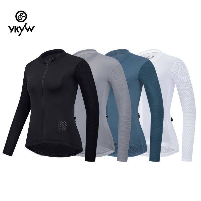YKYWBIKE Women s Long Sleeve Cycling Jersey - Breathable, Sun-Protective, Solid Color, and Versatile for Spring/Summer. Extra Extra Large
YKYWBIKE Women s Long Sleeve Cycling Jersey - Breathable, Sun-Protective, Solid Color, and Versatile for Spring/Summer. Extra Extra Large