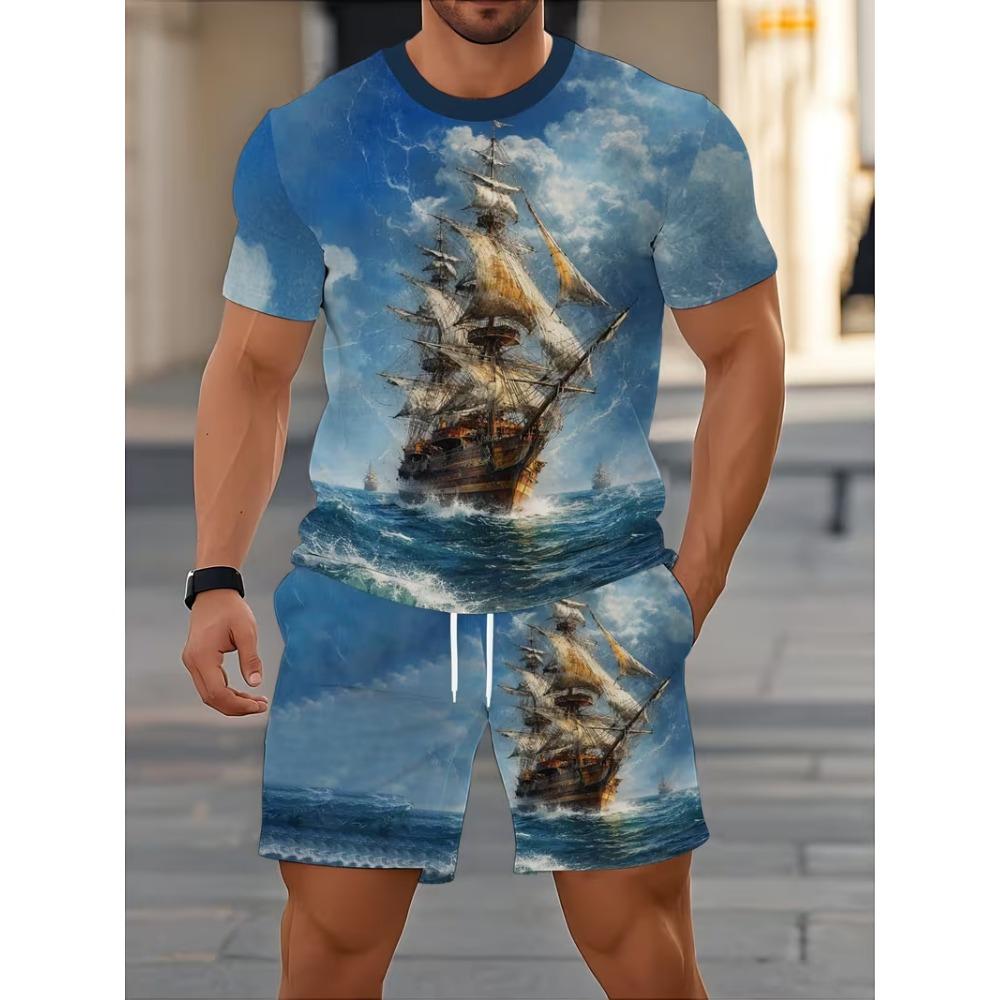 Pirate Boat Ship 3D Print Tracksuits Men s Women Casual Short Sleeve T-Shirt Shorts Sets 2pcs Sportswear Suits Man s Clothing 6XL
Pirate Boat Ship 3D Print Tracksuits Men s Women Casual Short Sleeve T-Shirt Shorts Sets 2pcs Sportswear Suits Man s Clothing 6XL