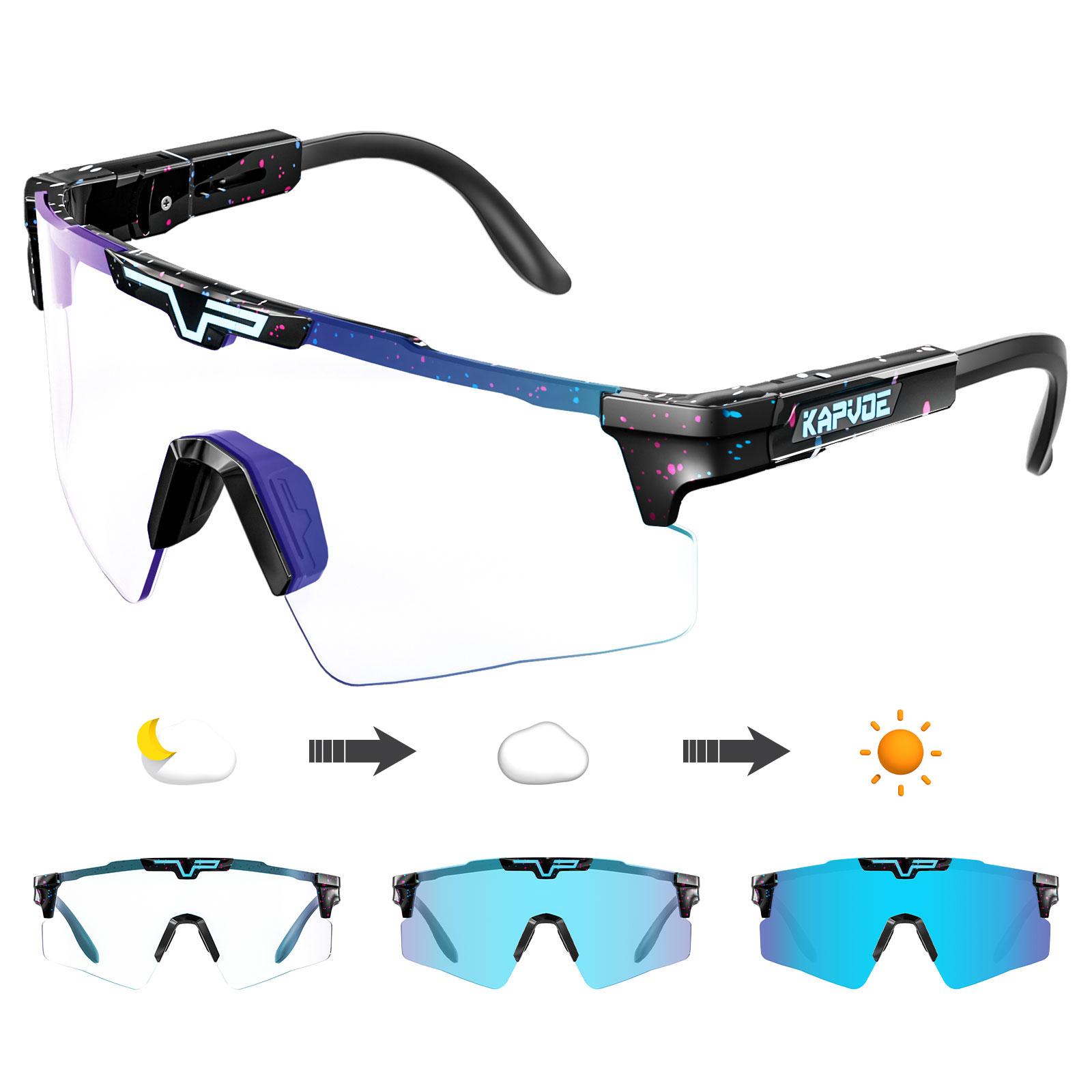 KAPVOE Photochromic Cycling Glasses Outdoor Bicycle Sunglasses Sports Eyewear Men MTB Cycling Sunglasses Women Road Bike Glasses
KAPVOE Photochromic Cycling Glasses Outdoor Bicycle Sunglasses Sports Eyewear Men MTB Cycling Sunglasses Women Road Bike Glasses