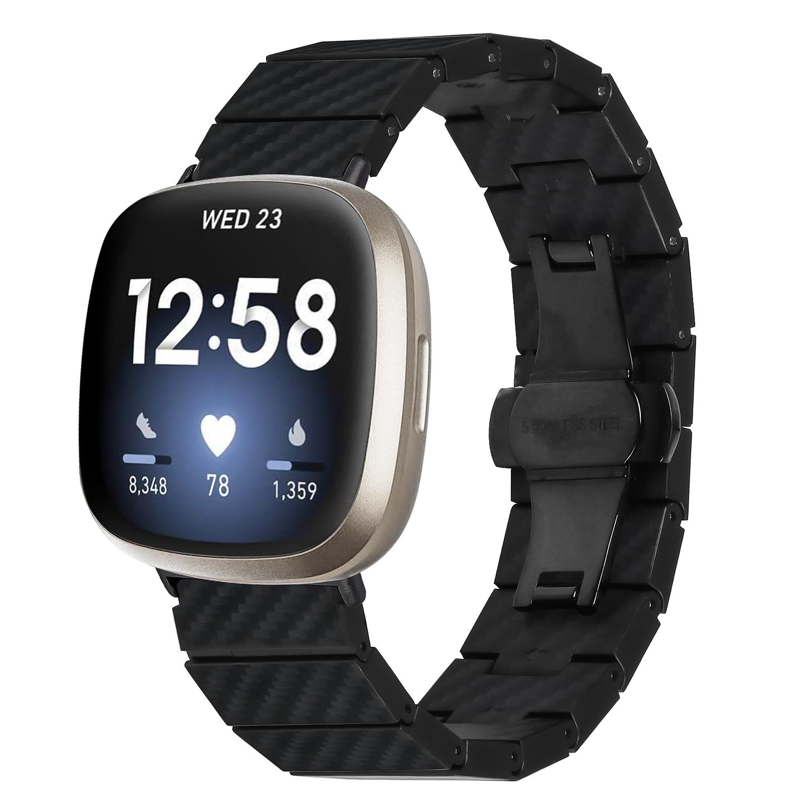 For Fitbit Versa 4/Sense 2 Carbon Fiber Watch Strap Waterproof Replacement Wrist Band As shown A
For Fitbit Versa 4/Sense 2 Carbon Fiber Watch Strap Waterproof Replacement Wrist Band As shown A