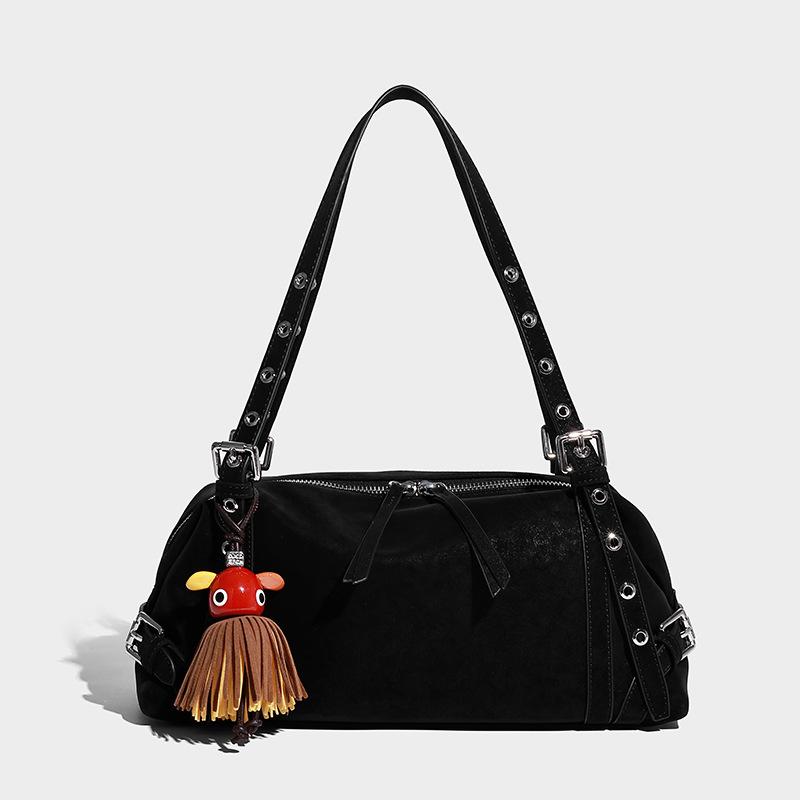 2025 New Fashionable Single-Shoulder Underarm Bag, Niche Handbag for Women, High-End Large-Capacity Boston Pillow Bag 32*11*14CM чёрный
2025 New Fashionable Single-Shoulder Underarm Bag, Niche Handbag for Women, High-End Large-Capacity Boston Pillow Bag 32*11*14CM чёрный