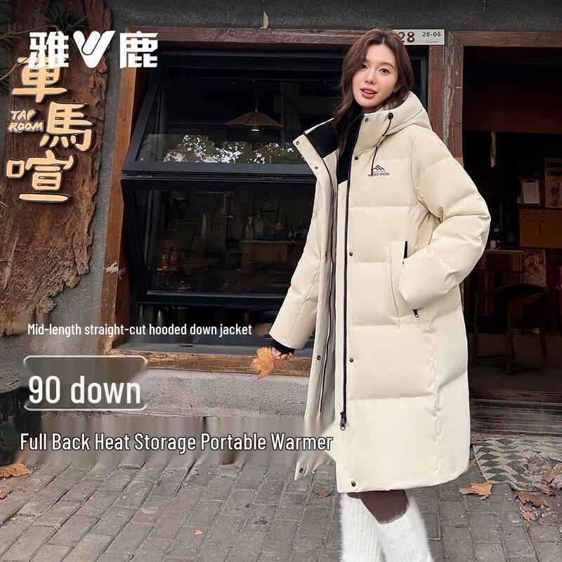 Yalu Women s Mid-Length Hooded Duck Down Jacket 2XL
Yalu Women s Mid-Length Hooded Duck Down Jacket 2XL