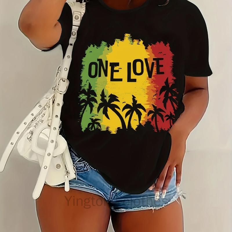 One Love Rasta Palm Tree Women s Tee - Reggae Graphic, Casual Black Top XS чорний
One Love Rasta Palm Tree Women s Tee - Reggae Graphic, Casual Black Top XS чорний