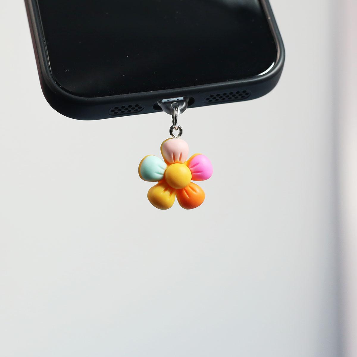 Colorful flowers colorful and beautiful phone dust plugs hanging decorations phone accessories suitable for iPhone type-c plug
Colorful flowers colorful and beautiful phone dust plugs hanging decorations phone accessories suitable for iPhone type-c plug