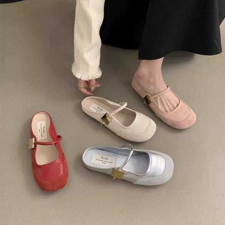 Women s bag head half slippers, women s summer wear pink sandals, gentle fairy style French evening soft flat-soled muller shoes 35 серебряный
Women s bag head half slippers, women s summer wear pink sandals, gentle fairy style French evening soft flat-soled muller shoes 35 серебряный