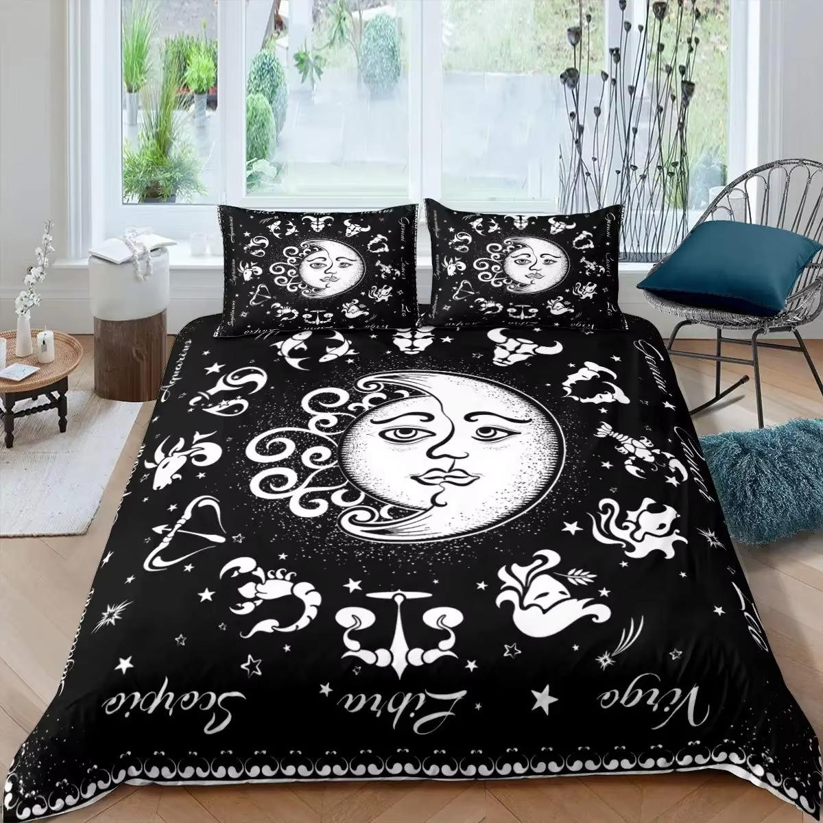 Sun plus Mon Soft Duvet Cover Set Twelve Constelations Beding Set Young Boys Young Girls Astrology Warm Comforter Covers Quen Comfortable Quilt Covers 100*200cm Single
Sun plus Mon Soft Duvet Cover Set Twelve Constelations Beding Set Young Boys Young Girls Astrology Warm Comforter Covers Quen Comfortable Quilt Covers 100*200cm Single
