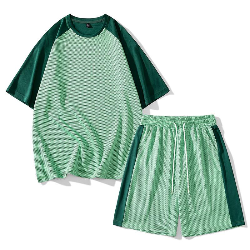 Мужской повседневный спортивный костюм для бега, куртка из шелка с короткими рукавами, футболка и шорты L
Мужской повседневный спортивный костюм для бега, куртка из шелка с короткими рукавами, футболка и шорты L