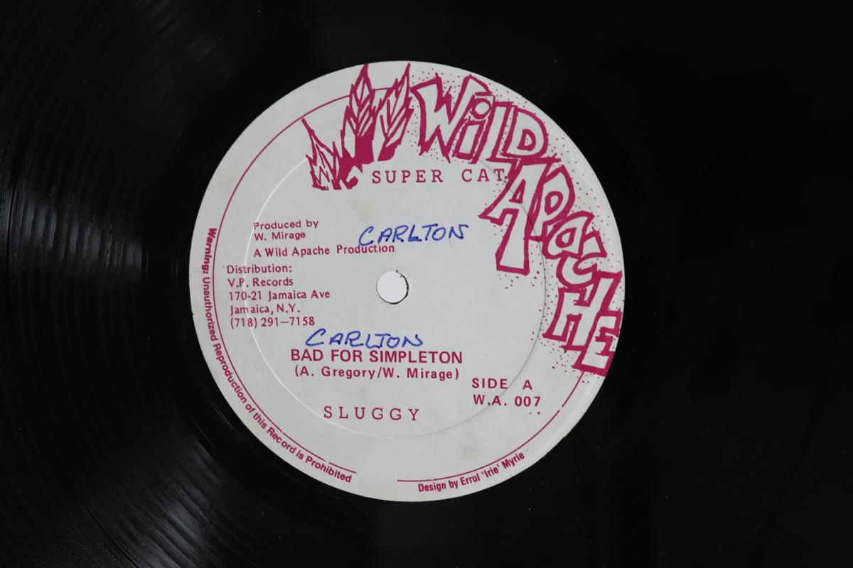 12inch Record SLUGGY RANKS Bad For Simpleton WA007 WILD APACHE US Reggae Ska Dub Used
12inch Record SLUGGY RANKS Bad For Simpleton WA007 WILD APACHE US Reggae Ska Dub Used