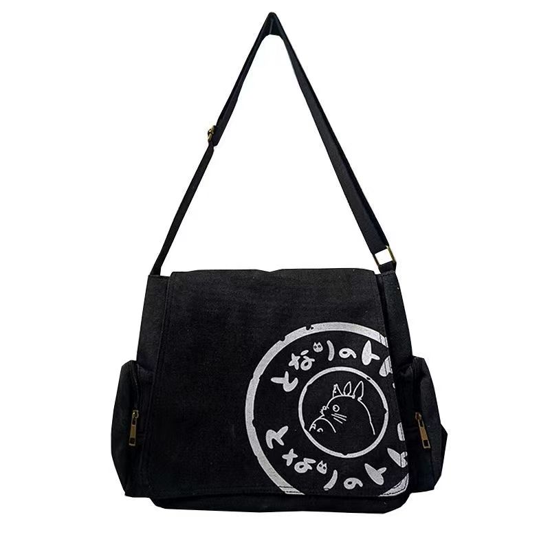 High Quality My Neighbor Totoro Canvas Shoulder Bags Large Satchels Leisure Messenger Crossbody Bag
High Quality My Neighbor Totoro Canvas Shoulder Bags Large Satchels Leisure Messenger Crossbody Bag